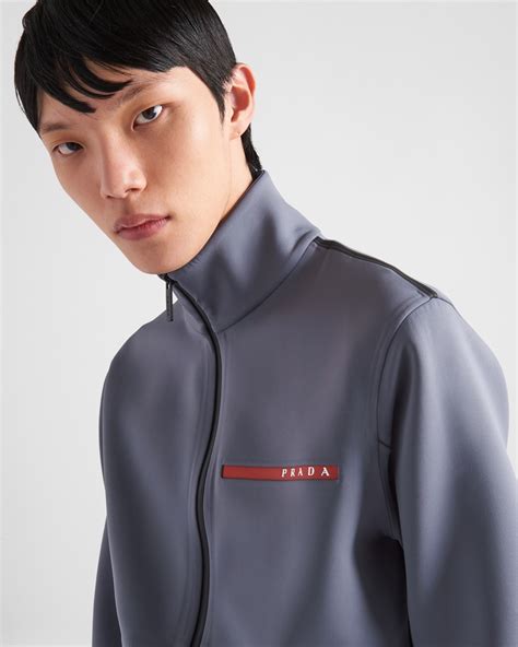 prada recycled double jersey sweatshirt|prada shirts for men.